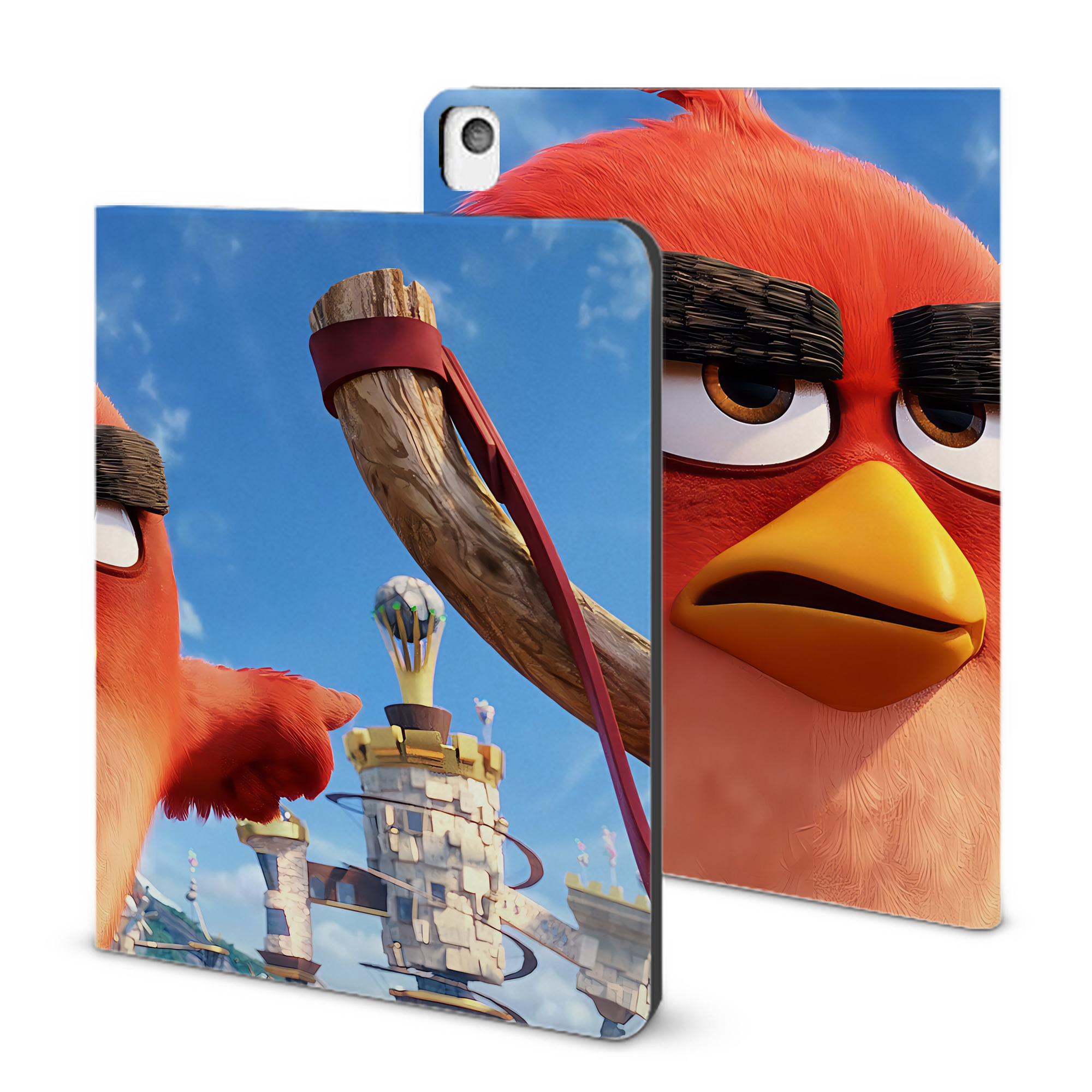 （画像用） Angry Birds アングリーバード IPadケース ペンホルダー付き ブックスタイルデザイン